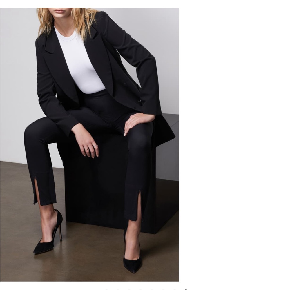 Good American The Ponte Boss Skinny Pant Black 0/XS